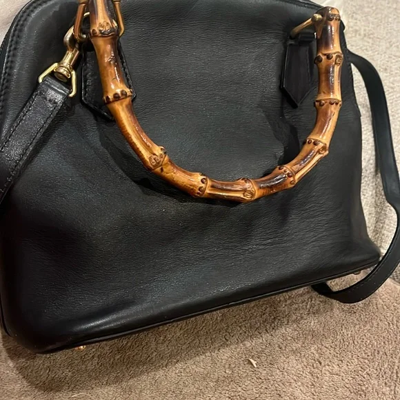 Gucci Diana bag w bamboo handles and one crossbody strap. EUC vintage 1991 HTF - Picture 1 of 8
